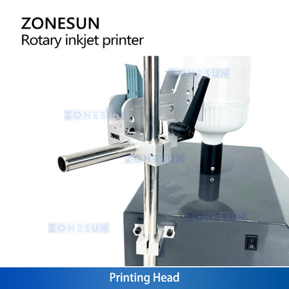 ZONESUN ZS-RIP1 Rotating Inkjet Printing Machine for Curved Surfaces Bottle Tube Vial Printer