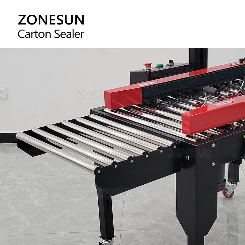 ZONESUN ZS‑FK5050S Carton Sealing & Taping Machine for Packaging Lines