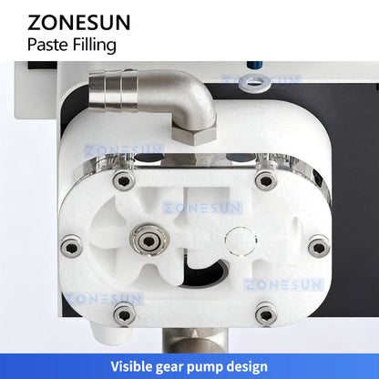 ZONESUN ZS-DTFP1 Semi-Automatic Paste Filling Machine Cream Honey Quantitative Filler