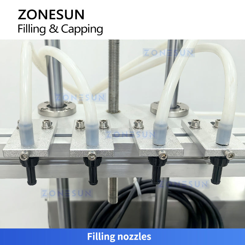 Zonesun ZS-DTFC4T Tabletop Bottle Filling and Capping Machine Monoblock