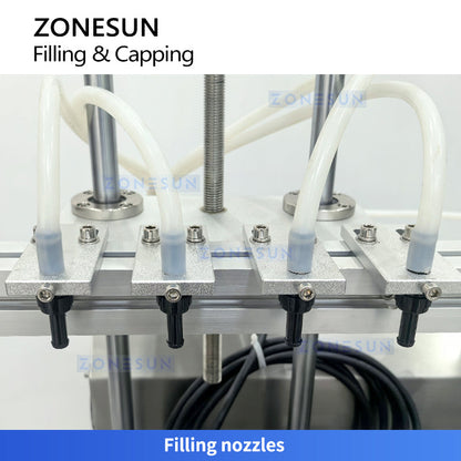 Zonesun ZS-DTFC4T Tabletop Bottle Filling and Capping Machine Monoblock