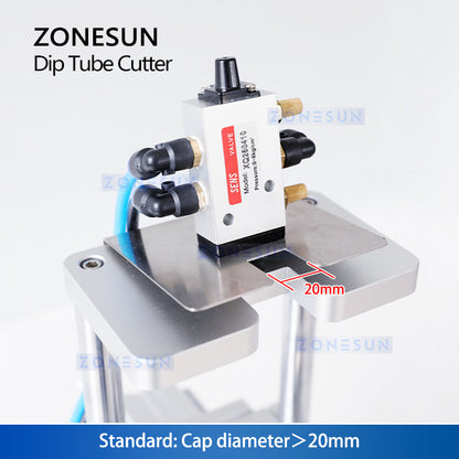 ZONESUN ZS-JG300 Pneumatic Dip Tube Cutter for Perfume Bottles
