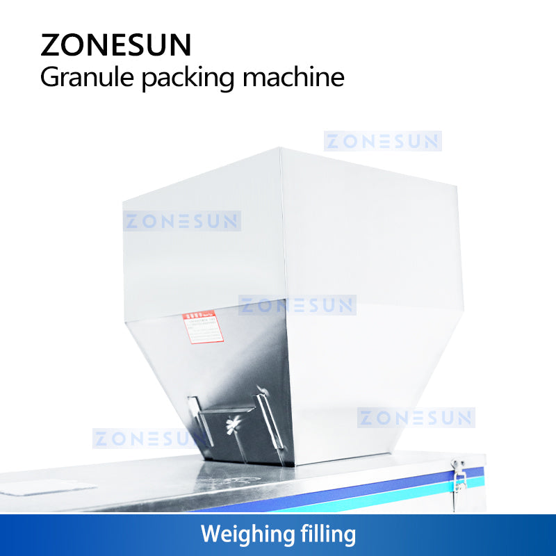ZONESUN ZS-FM1000V Automatic Granule Vacuum Filling & Sealing Machine Rice Grains VFFS Machine