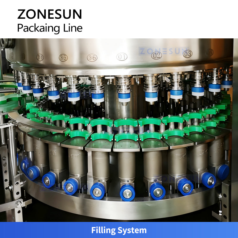 ZONESUN ZS-AFS100 Automatic  Beverage Filling and Sealing Machine for Dairy Bottles