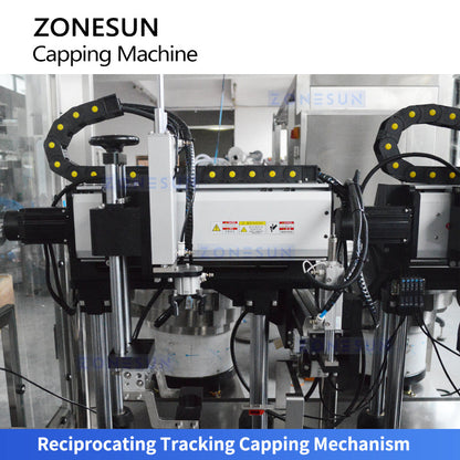 Zonesun ZS‑VTXG2 Dual‑Head Continuous Motion Automatic Capping Machine
