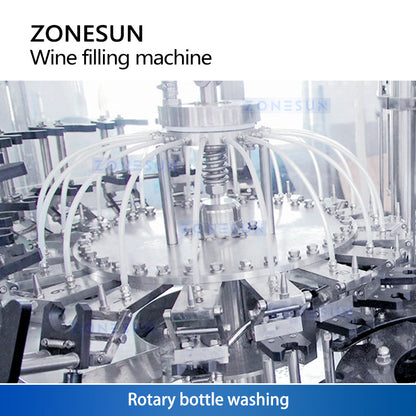 Zonesun ZS‑WFC18 Fully Automatic Beer Bottling and Capping Monoblock