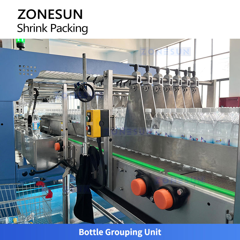 ZONESUN ZS-SPL7 Automatic PE Film Heat Shrink Machine Bottled Shrink Wrapper