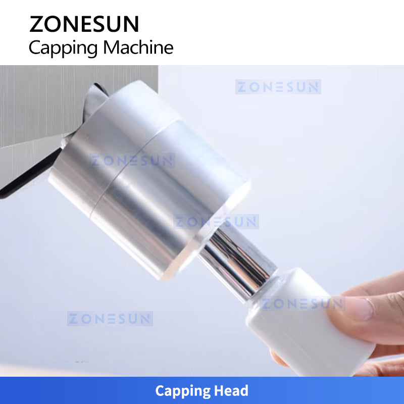 ZONESUN ZS-XG11 Compact Nail Polish Bottle Capping Machine Beauty Product Sealing Machine