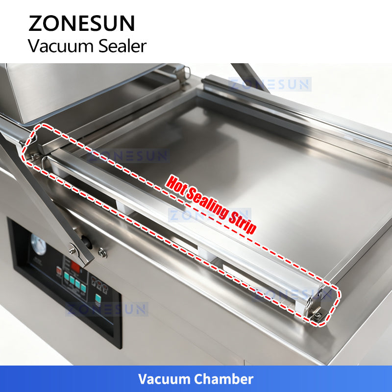 ZONESUN ZS-DZ600A Double Chamber Vacuum Sealing Machine for Food Packaging
