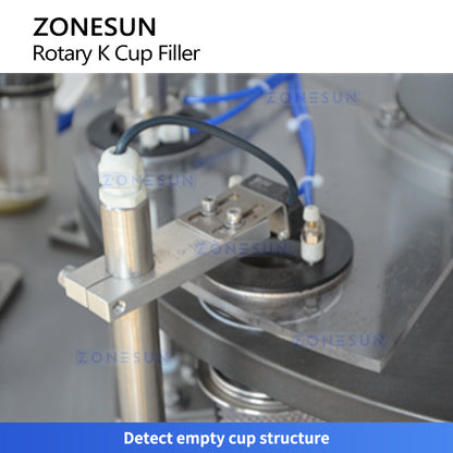 ZONESUN ZS-RKCF1 Rotary K-Cup Filling & Sealing Machine for Coffee Capsules