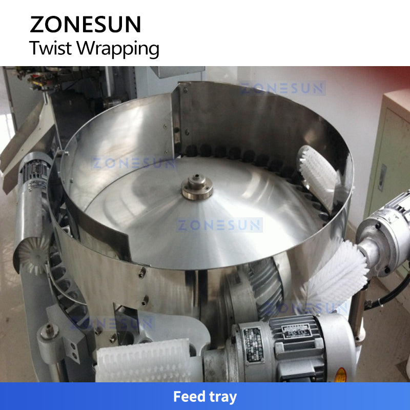 ZONESUN ZS-TCW2 Automatic Twist Lollipop Wrapping Machine Ball Lollipop Packager