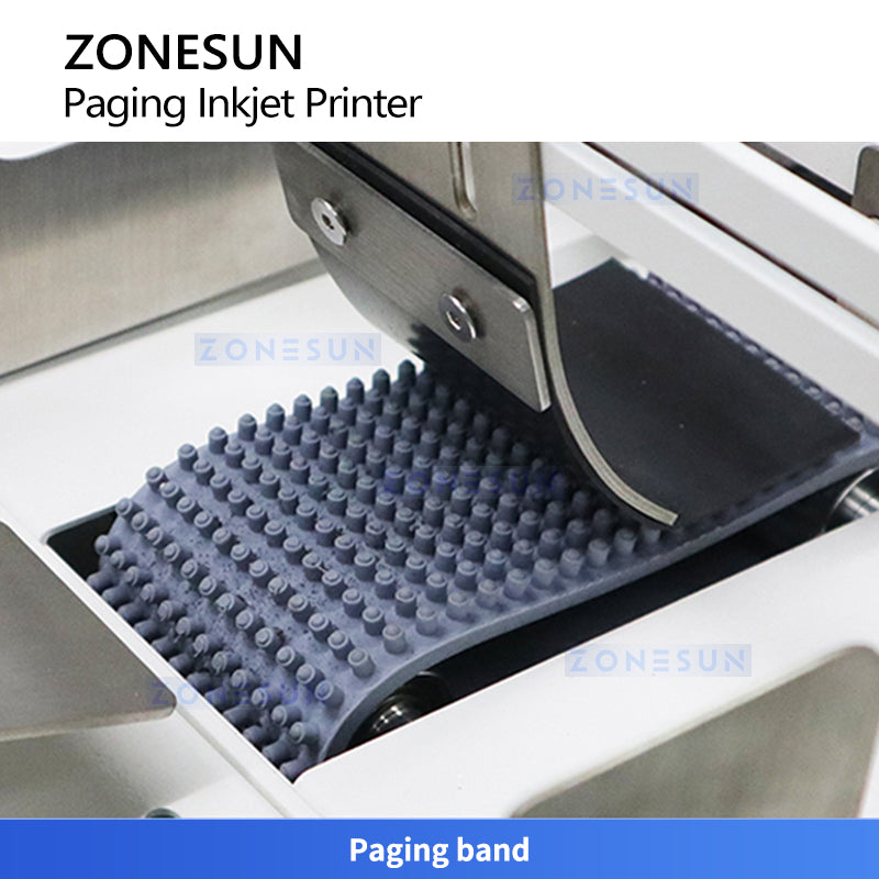 ZONESUN ZS-FYP5 Automatic Paging Coding Machine Flat Bags Cards Inkjet Coding Printer