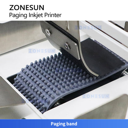 ZONESUN ZS-FYP5 Automatic Paging Coding Machine Flat Bags Cards Inkjet Coding Printer