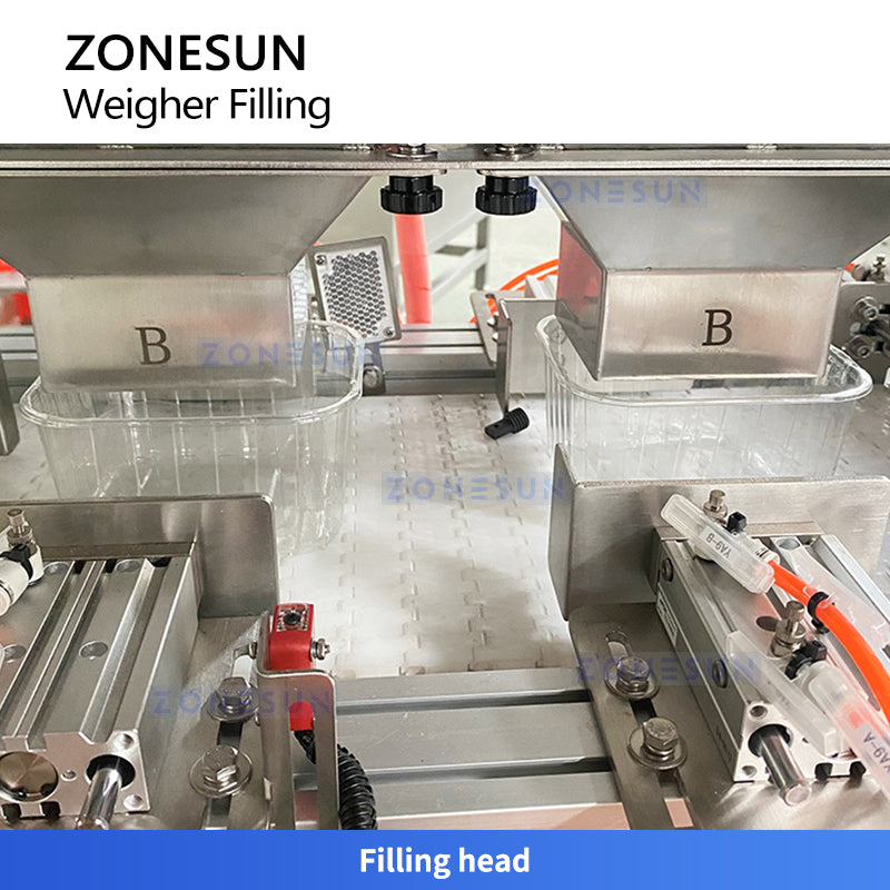 ZONESUN ZS-GWF14 Automatic 14-Head Weighing and Filling Machine for Food Packing