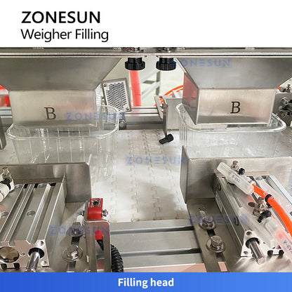 ZONESUN ZS-GWF14 Automatic 14-Head Weighing and Filling Machine for Food Packing