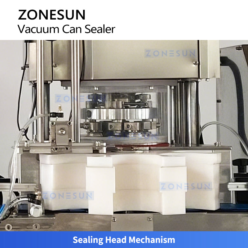 ZONESUN ZS-AFK200 Automatic Vacuum Metal Can Sealing Machine Can Seaming Machine
