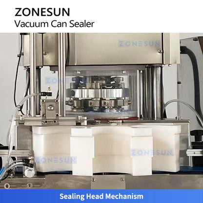 ZONESUN ZS-AFK200 Automatic Vacuum Metal Can Sealing Machine Can Seaming Machine