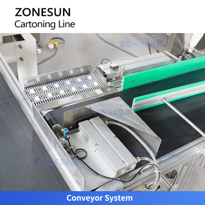 Zonesun ZS-FAL180V5 Cartoning Line with Integrated Packing and Sealing