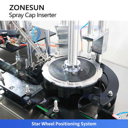 ZONESUN ZS-WIM05 Automatic Spray Nozzle Assembly Pressing Machine for Aerosol Cans