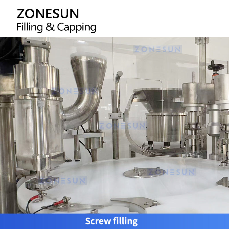Zonesun ZS-FJFC2 Automatic Dual‑Station Powder Vial Filling &Capping Machine