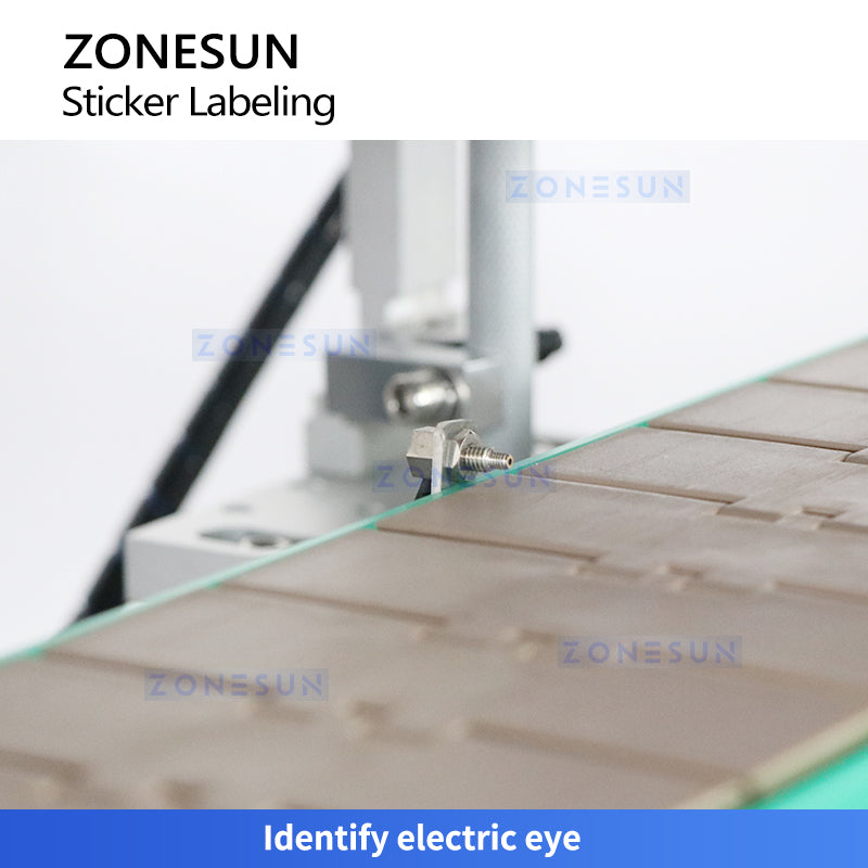 Zonesun ZS-TB900 Automatic Square Bottle Labeling Machine for Full Wrap Precision