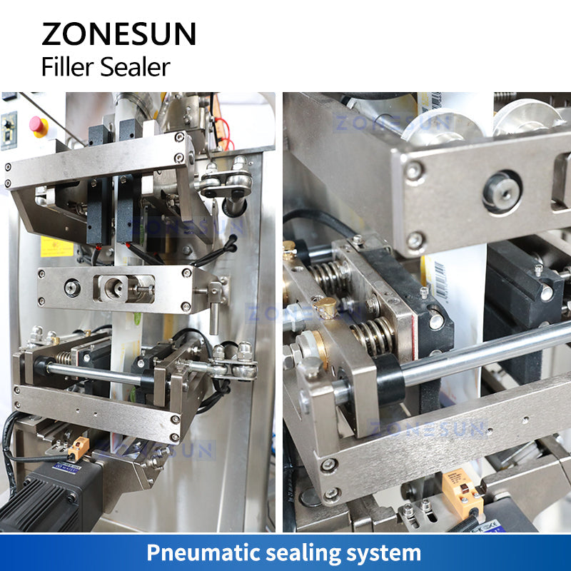 Zonesun ZS‑S100RP Automatic VFFS Bagger with Feeding Pump for Sauces