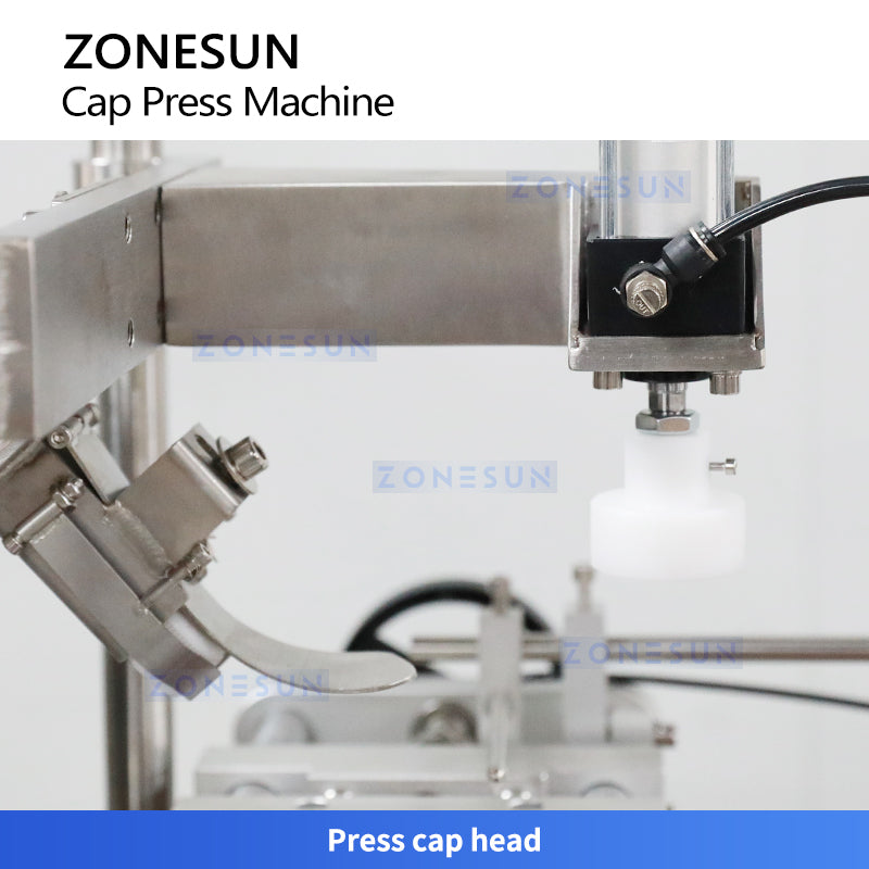 ZONESUN ZS-PG01 Automatic Bottle Cap Pressing Machine for Beverage Bottles