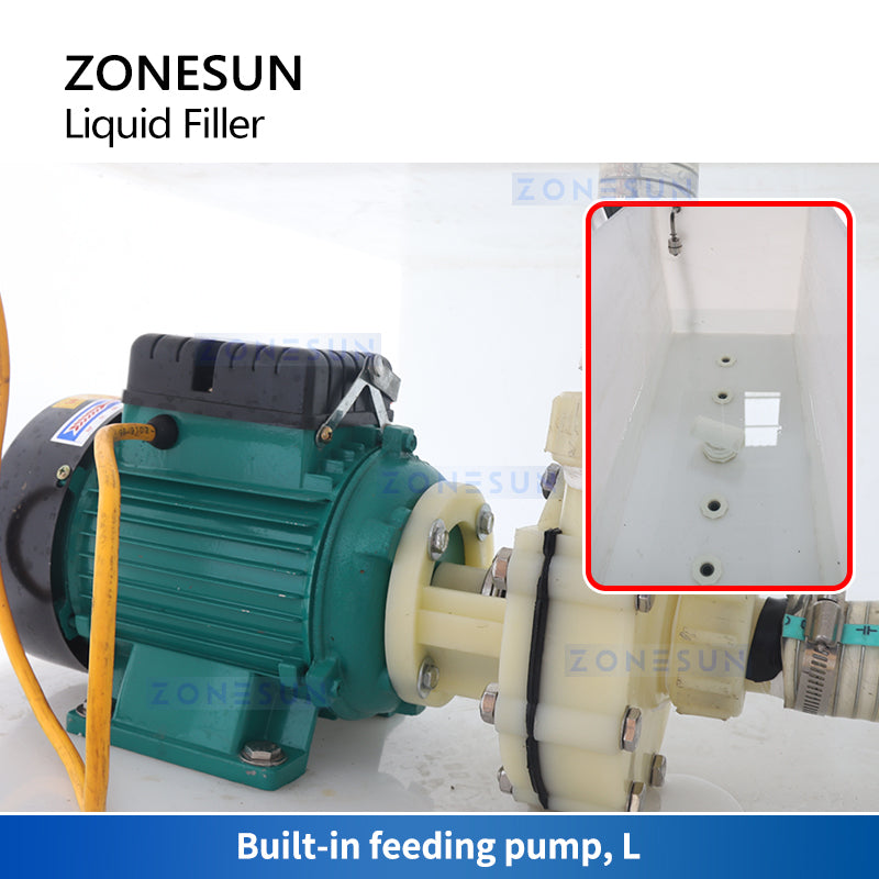 Zonesun ZS‑YTCR4 Four‑Head Chemical Liquid Piston Filling Machine