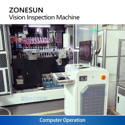 ZONESUN ZS-MD3 High-Speed OCR Vision Inspection System for Bottle Caps & Closures