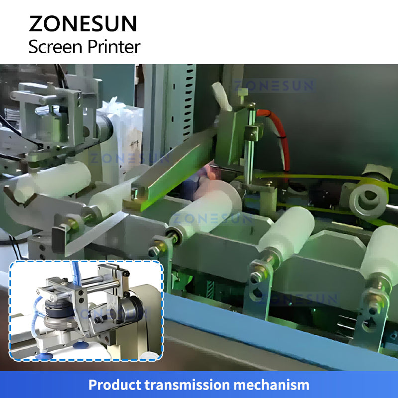 ZONESUN ZS-SWP2 High-Precision Automatic Bottle Single Color Screen Printer