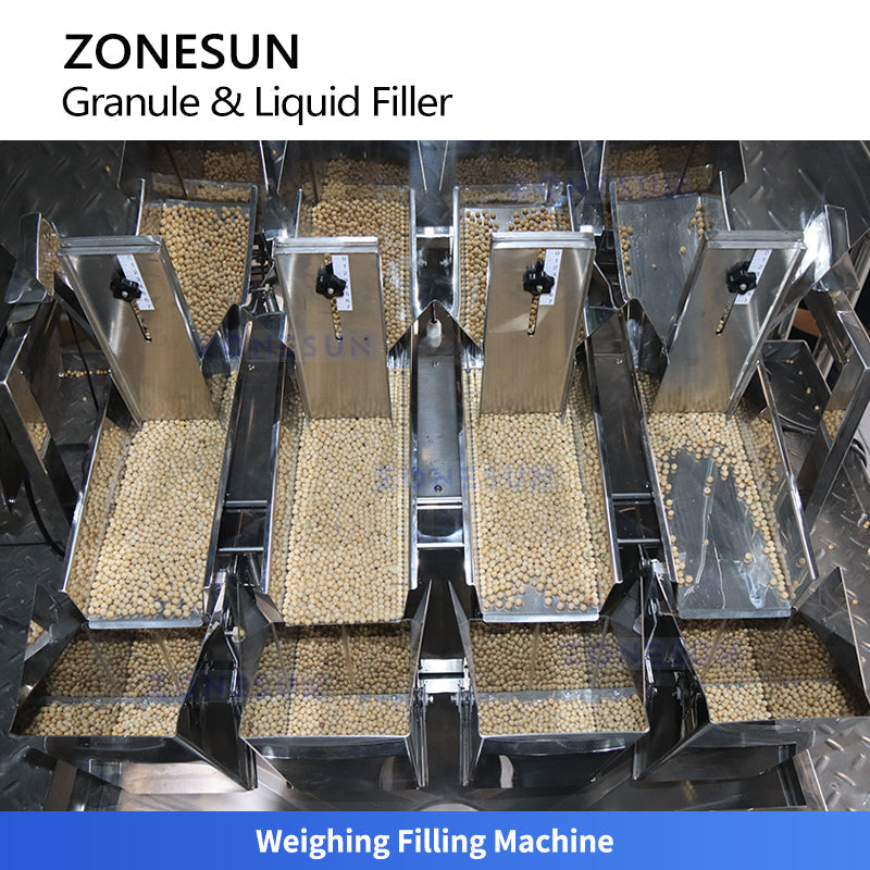 ZONESUN ZS-ZY300 Rotary Pouch Multigrain Porridge Packaging Machine for Food Granules Liquids Filling Sealing