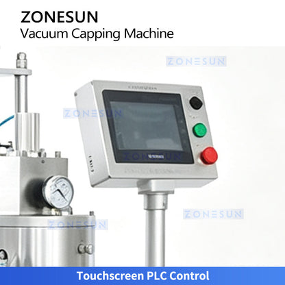 ZONESUN ZS-XG240 Automatic Vacuum Capping Machine for Glass Jars & Twist-Off Caps