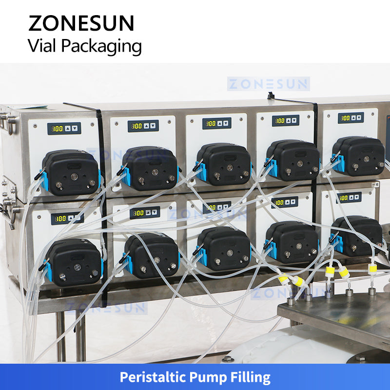 ZONESUN ZS-AFY1 Automatic Laboratory Vial Filling and Capping Machine Monoblock Equipment