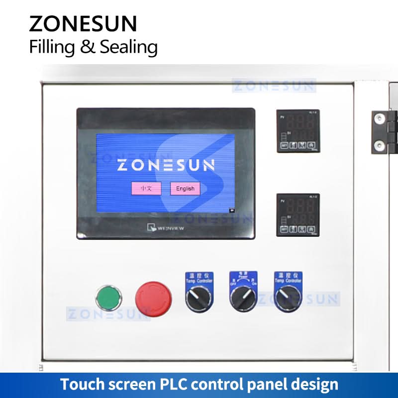 ZONESUN ZS-AFS07 Automatic Rotary Cup Filling and Sealing Machine for Yogurt, Paste & Liquids
