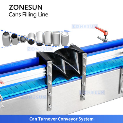 ZONESUN ZS-FAL180A11 Automatic Isobaric Can Filling & Seaming Machine Line