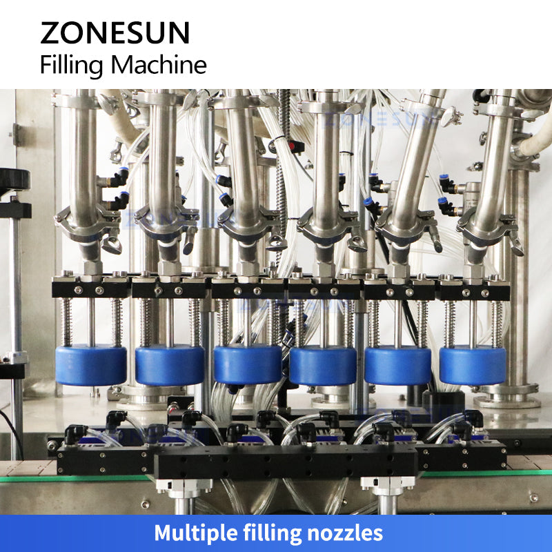 Zonesun ZS‑SV6X High‑Speed Continuous Motion Six‑Head Filling Machine