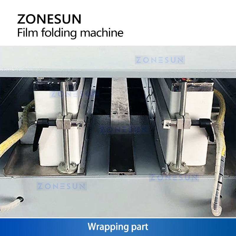 Zonesun ZS‑A3DP1 2‑Side Cellophane Box Wrapping & Heat Sealing Machine