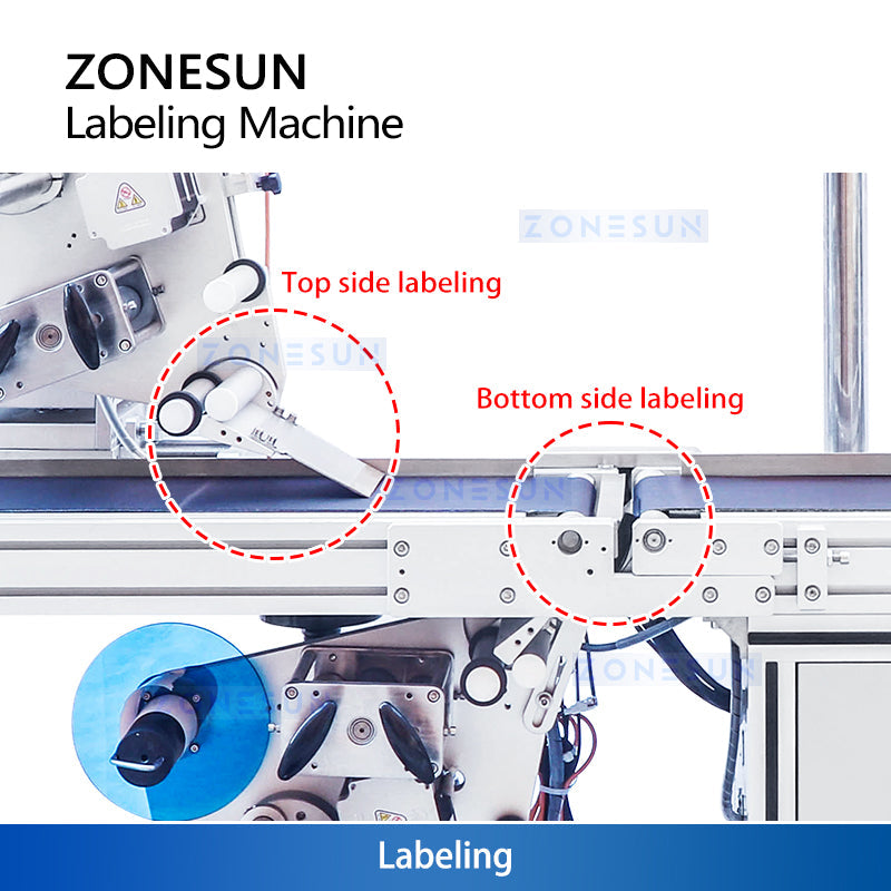 ZONESUN ZS-TB716Z Automatic Top & Bottom Flat-Surface Labeler