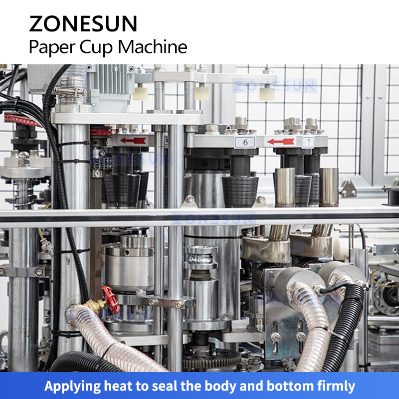 ZONESUN ZS‑PC1 Automatic Paper Cup Making Machine Disposable Cup Production Equipment