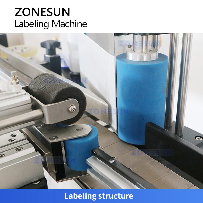 ZONESUN ZS-TB260RA Automatic Dual-Label Tamper-Evident Bottle Labeling Machine