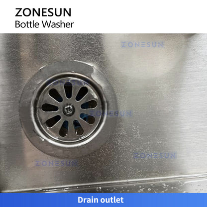 Zonesun ZS‑WB4S Semi‑automatic High‑Pressure Bottle Rinsing Machine
