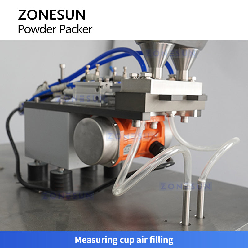 ZONESUN ZS-FSFM2 Dual-Lane Stick Sachet Ultrasonic Powder Filling Sealing Packing Machine