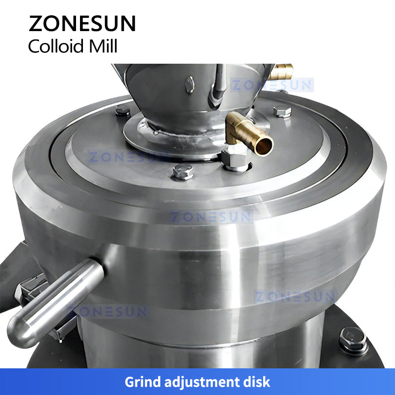 ZONESUN ZS-YM70 Industrial Colloid Mill Peanut Butter Grinder 60–80 kg/h