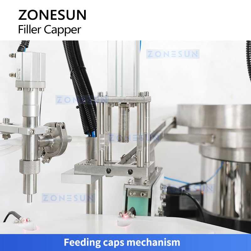 Zonesun ZS-AFC32Z Automatic Glue Bottle Filling Capping Machine for Pointed Caps
