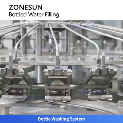 ZONESUN ZS-DWFC12 Automatic 3-in-1 Water Bottling Machine for PET Packaging