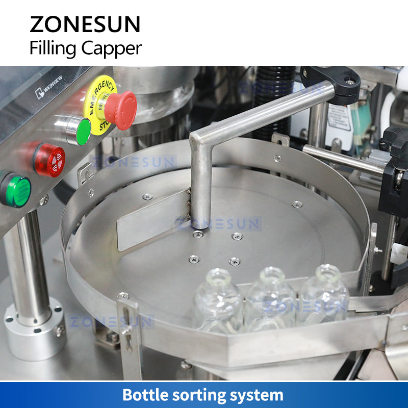 Zonesun ZS-AFX10 Integrated Vial Filling, Stoppering & Capping Machine