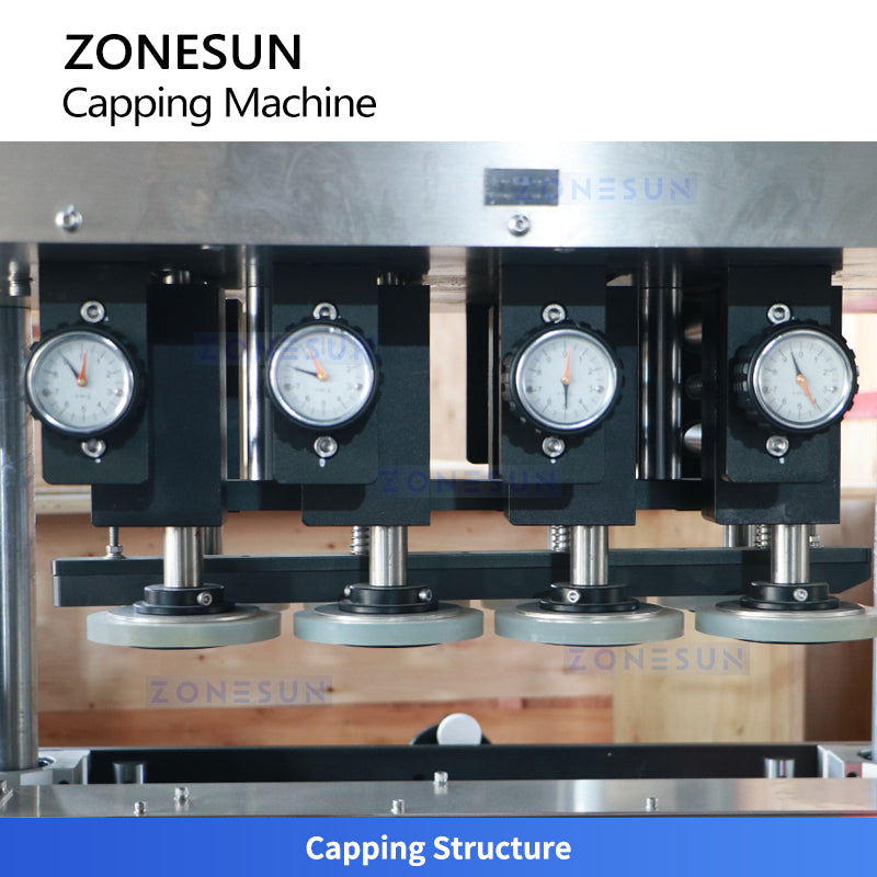 ZONESUN ZS-XG440B Automatic High-Speed Continuous Capping Machine Press and Screw Equipment