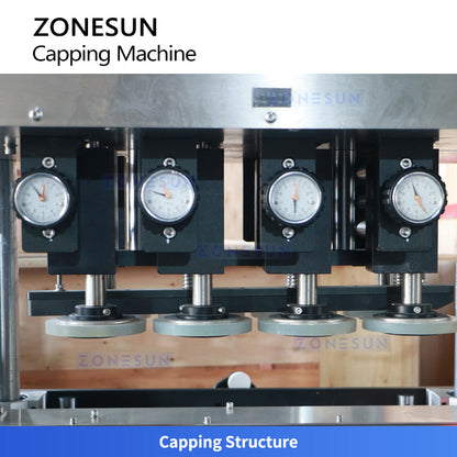 ZONESUN ZS-XG440B Automatic High-Speed Continuous Capping Machine Press and Screw Equipment