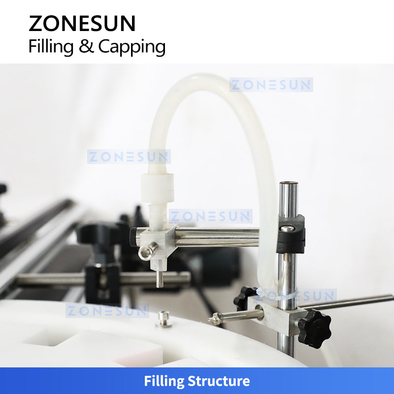 ZONESUN ZS-AFC25 Rotary Perfume Bottle Filling Capping Machine