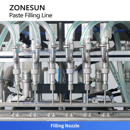 ZONESUN ZS-FAL180G6 Auto Paste Filling and Labeling Packaging Line